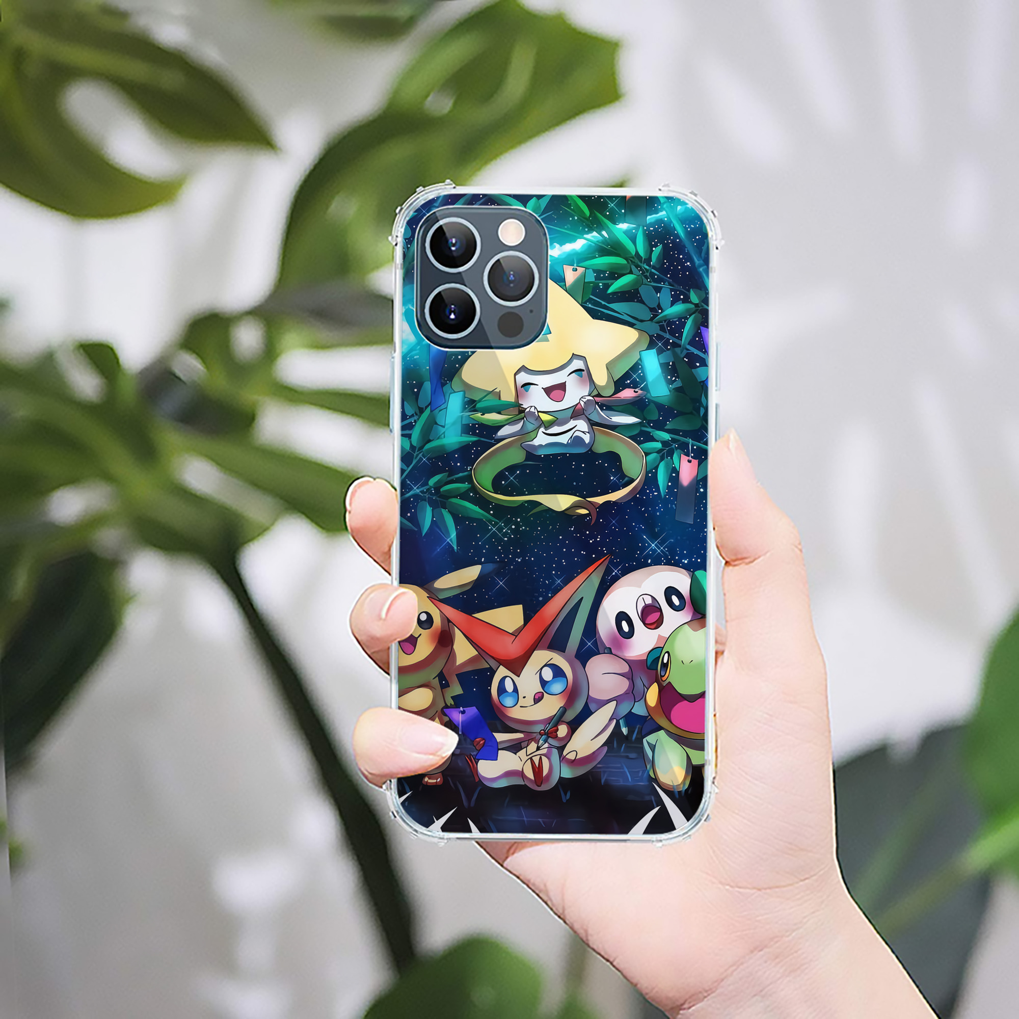 （画像用） ポケットモンスター Pokémon 【iPhone 12シリーズ対応】透明スマホケース（クリアソフトケース）